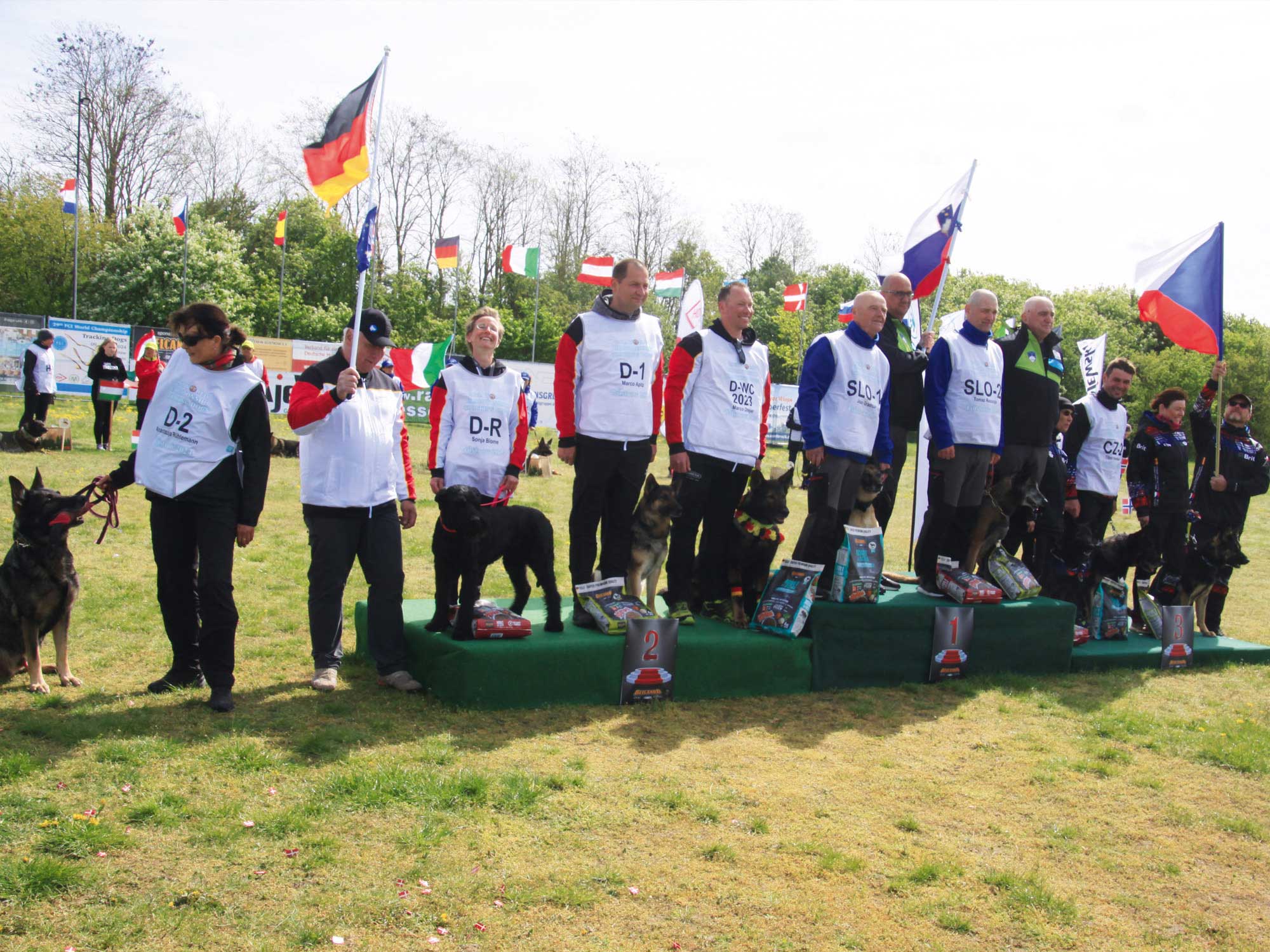 Bild-Fährten-Szene Siegerehrung